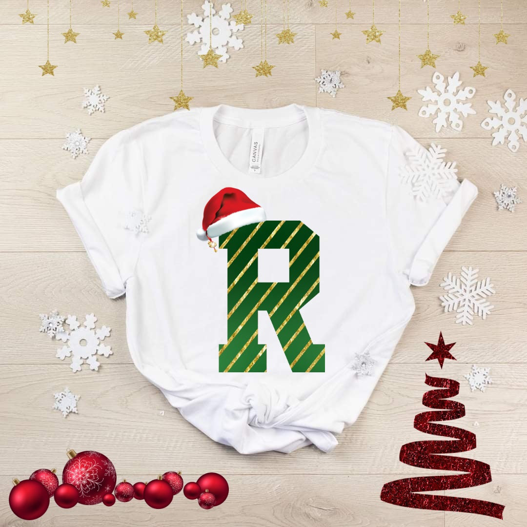 Cute Christmas Alphabet Sublimation/DTF T-Shirt Image Bundle