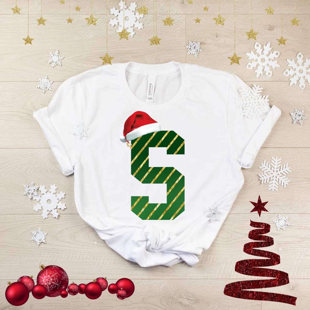 Cute Christmas Alphabet Sublimation/DTF T-Shirt Image Bundle