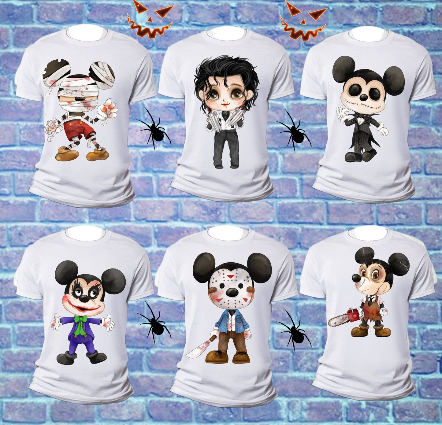 296 Cute Halloween Sublimation T-Shirt Images Bundle