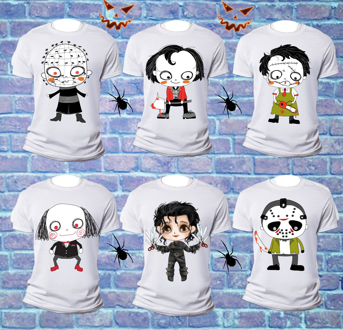 296 Cute Halloween Sublimation T-Shirt Images Bundle