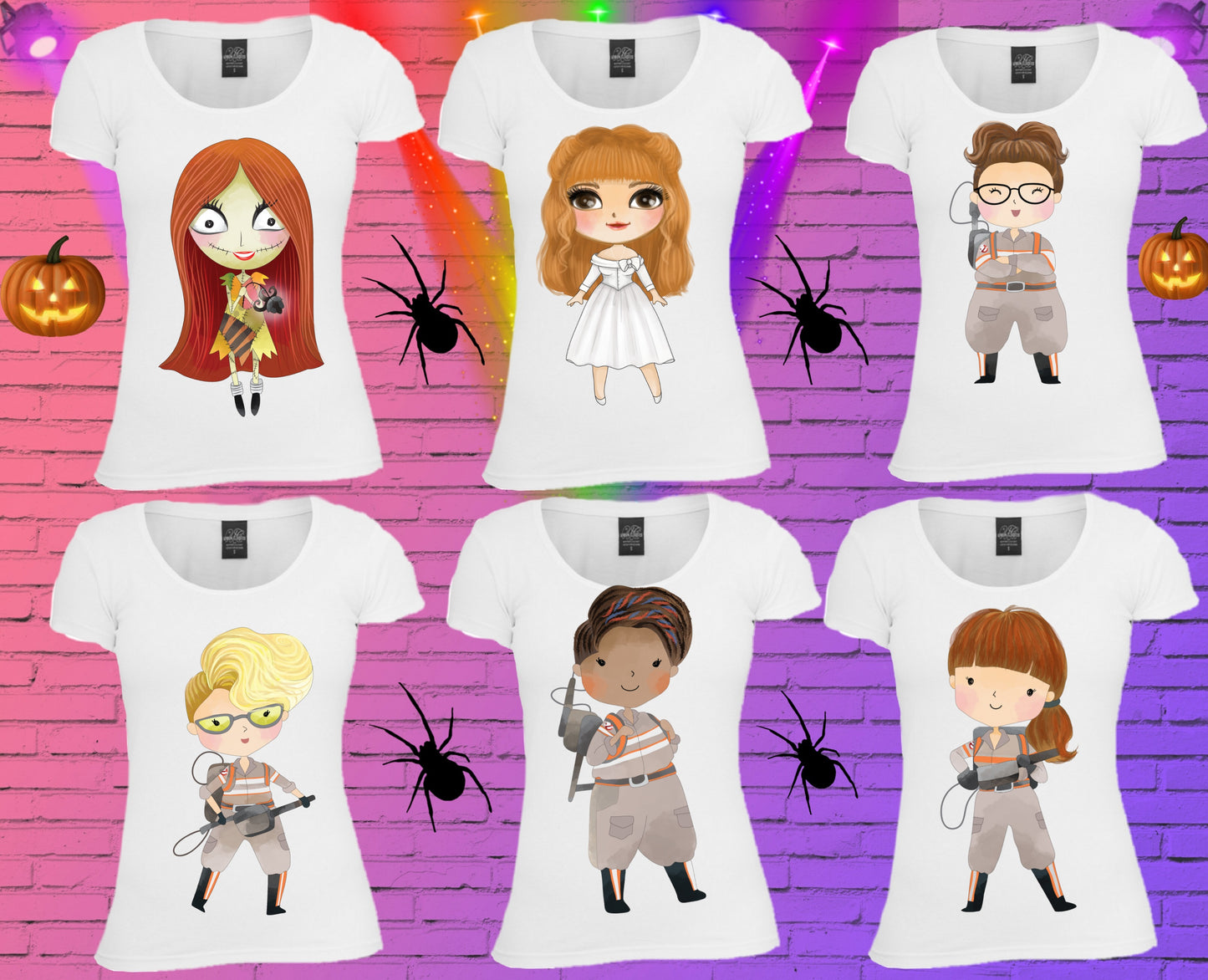 296 Cute Halloween Sublimation T-Shirt Images Bundle