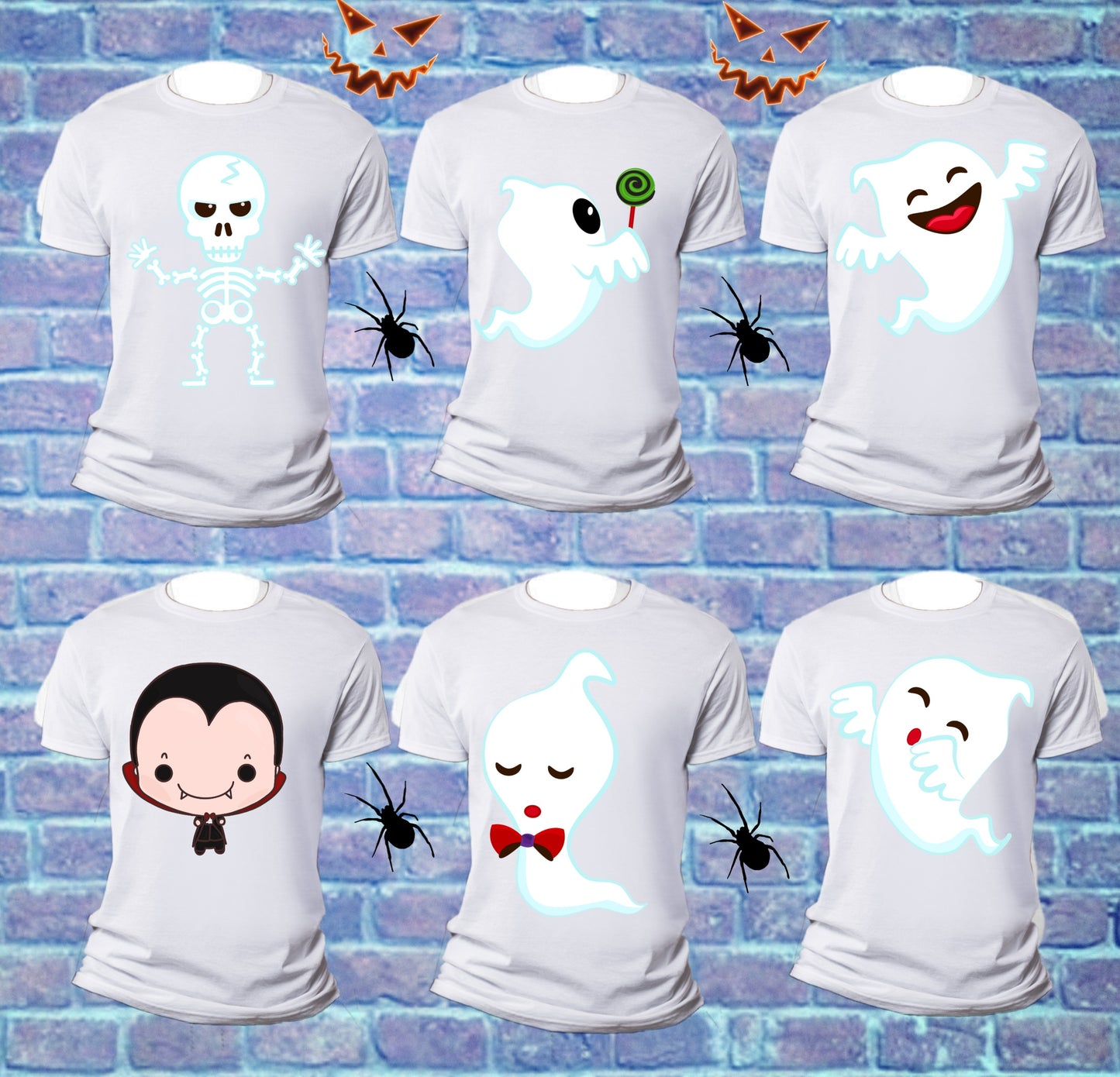 296 Cute Halloween Sublimation T-Shirt Images Bundle