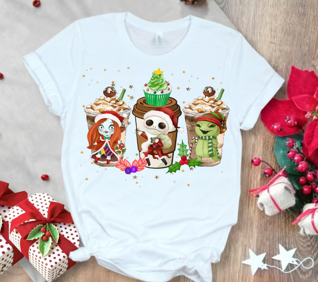 Christmas Coffee Sublimation T-Shirt/DTF Images Bundle