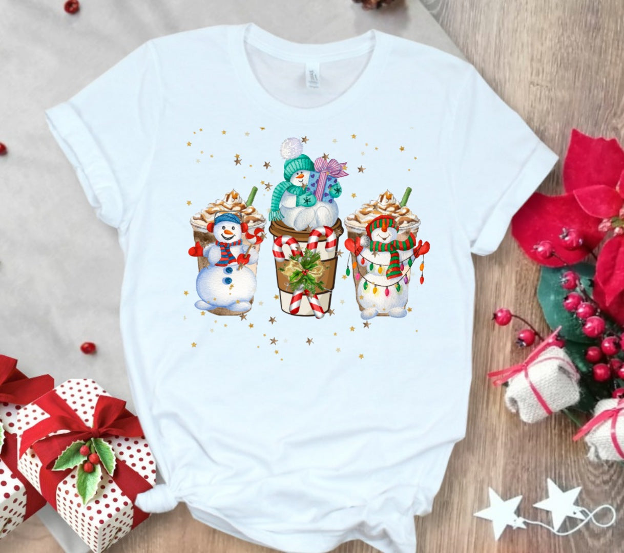 Christmas Coffee Sublimation T-Shirt/DTF Images Bundle