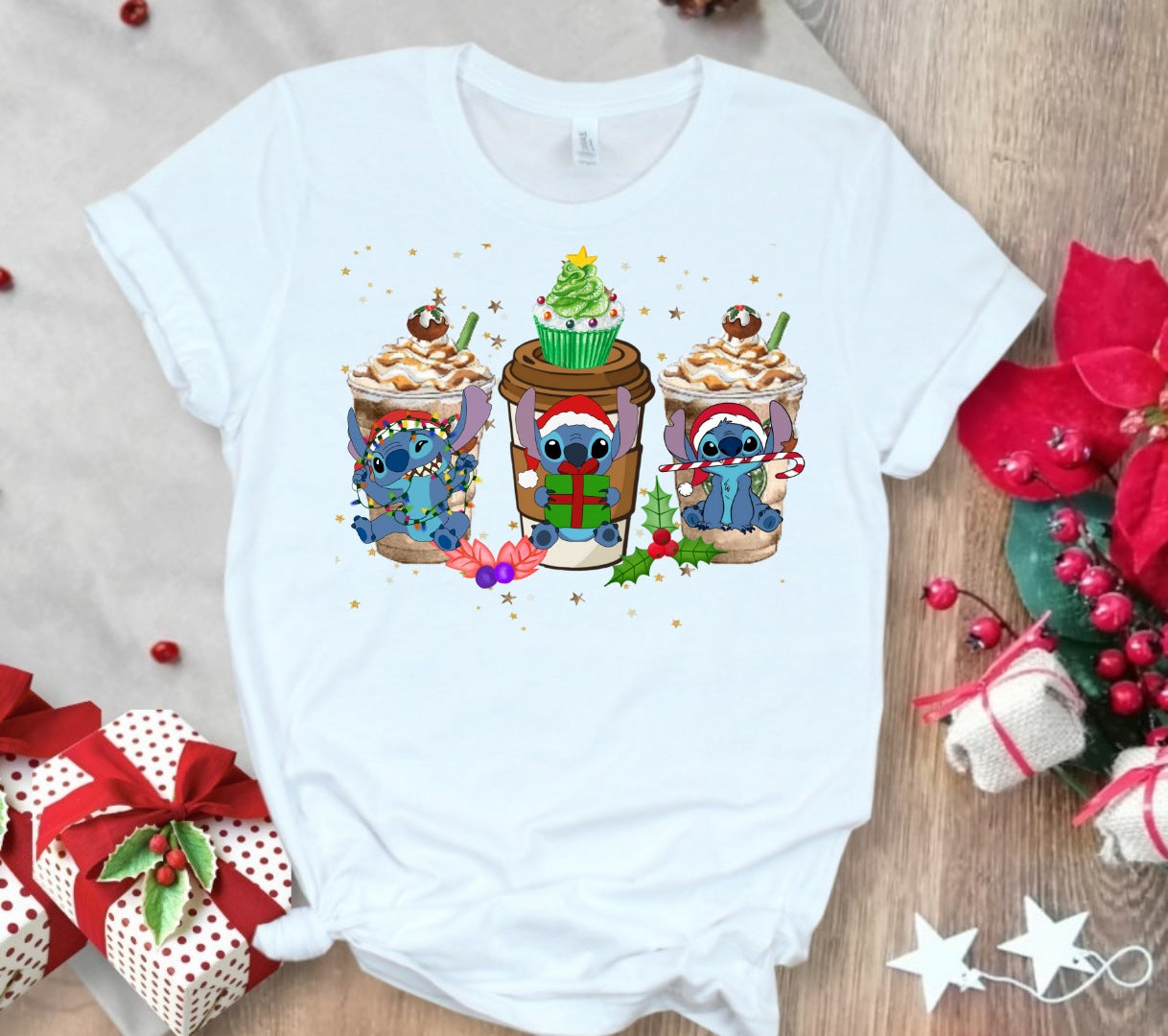 Christmas Coffee Sublimation T-Shirt/DTF Images Bundle