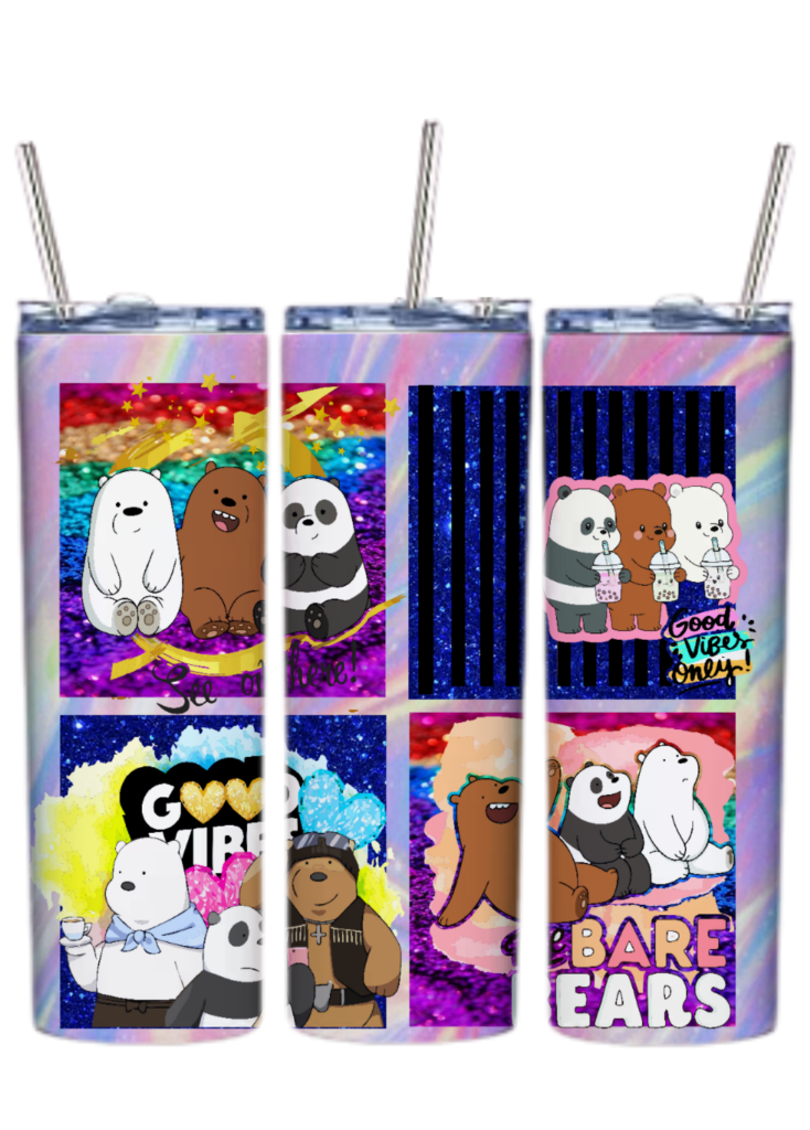 Kids Cartoon Sublimation 12oz/15oz Tumbler/Sippy Cup Images Bundle