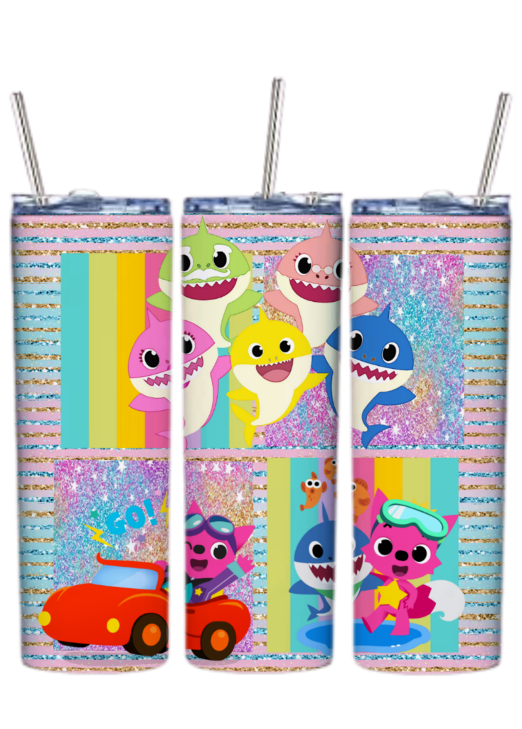 Kids Cartoon Sublimation 12oz/15oz Tumbler/Sippy Cup Images Bundle