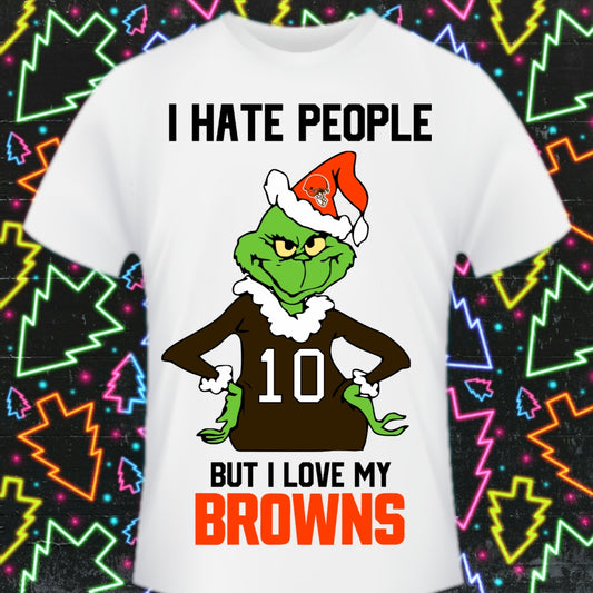 Christmas Football Grinch T-Shirt/DTF Images