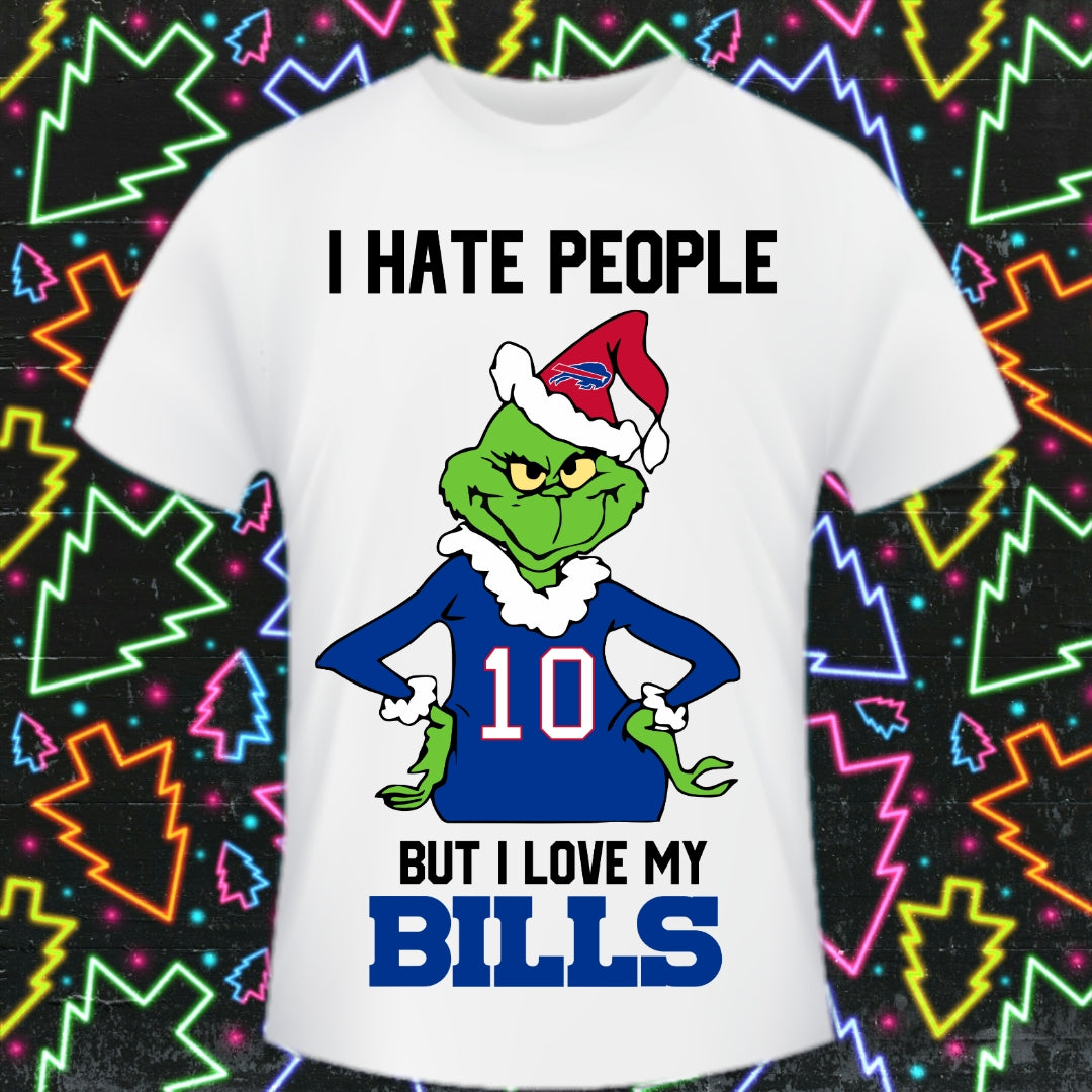 Christmas Football Grinch T-Shirt/DTF Images