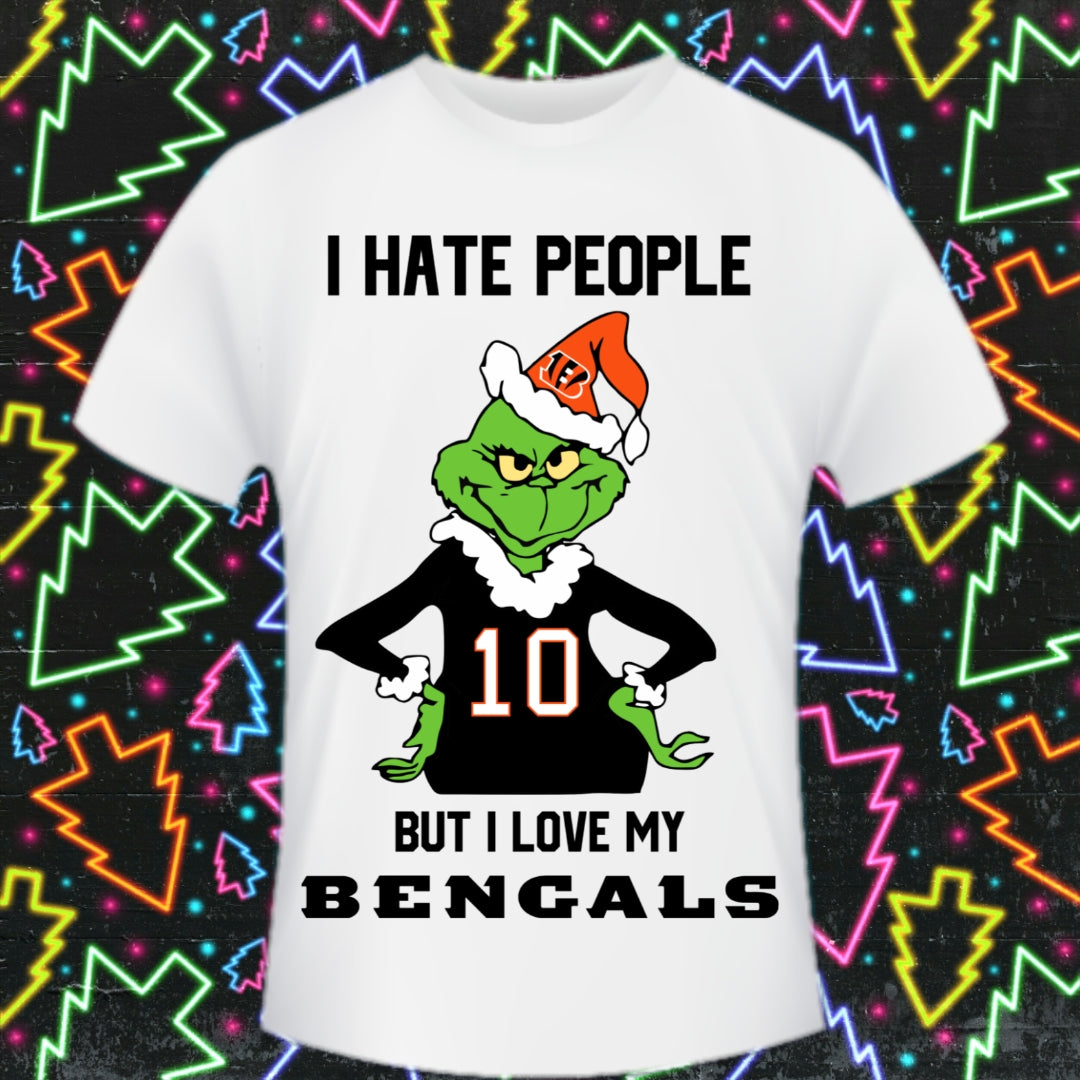 Christmas Football Grinch T-Shirt/DTF Images