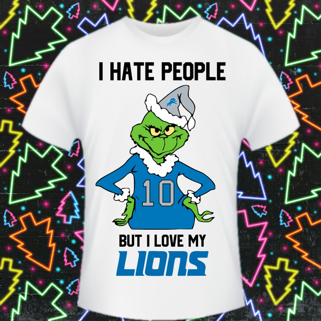 Christmas Football Grinch T-Shirt/DTF Images