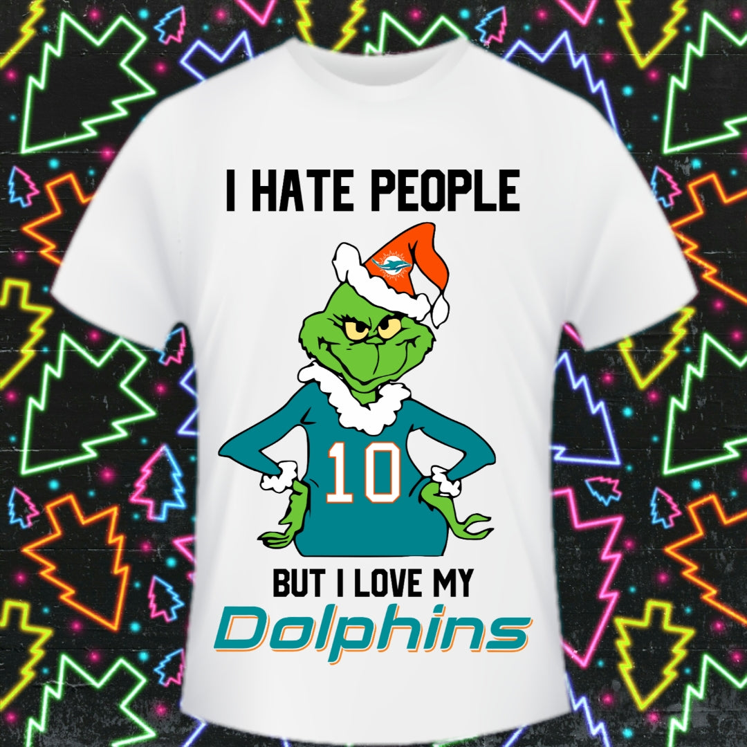 Christmas Football Grinch T-Shirt/DTF Images