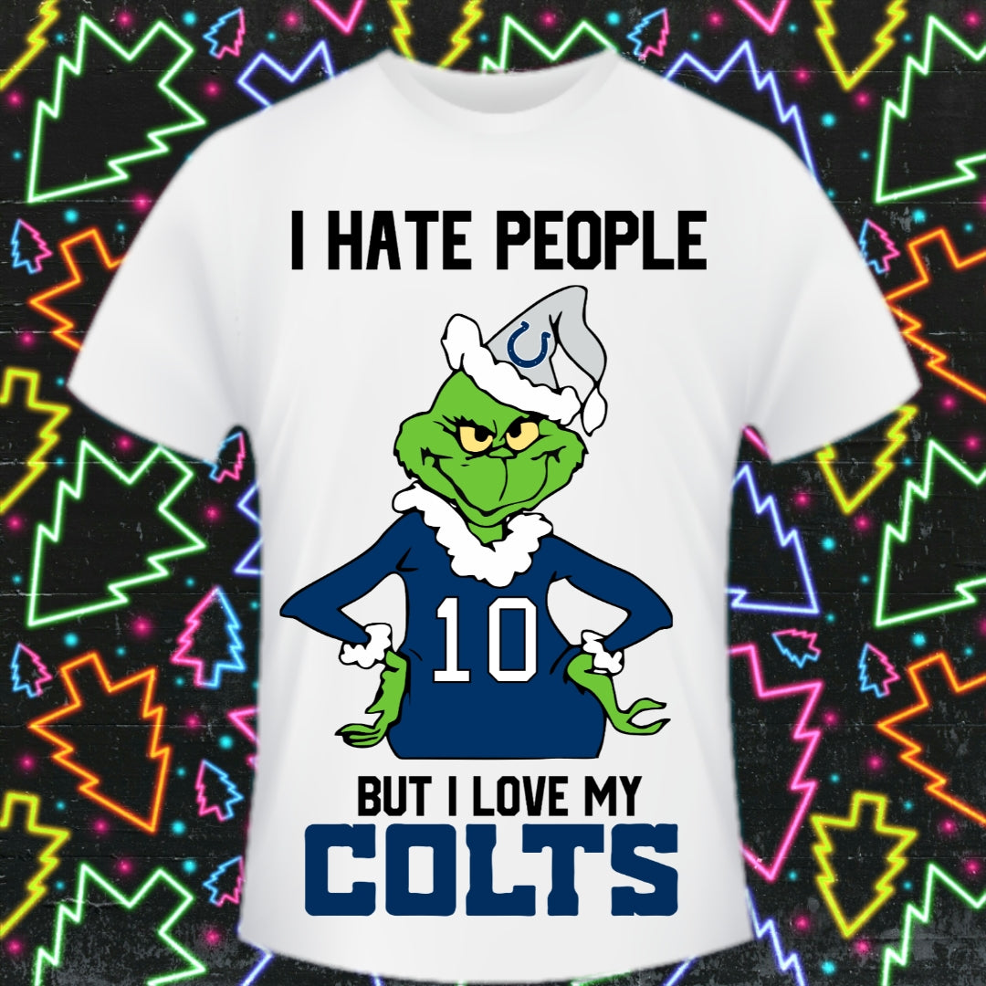 Christmas Football Grinch T-Shirt/DTF Images