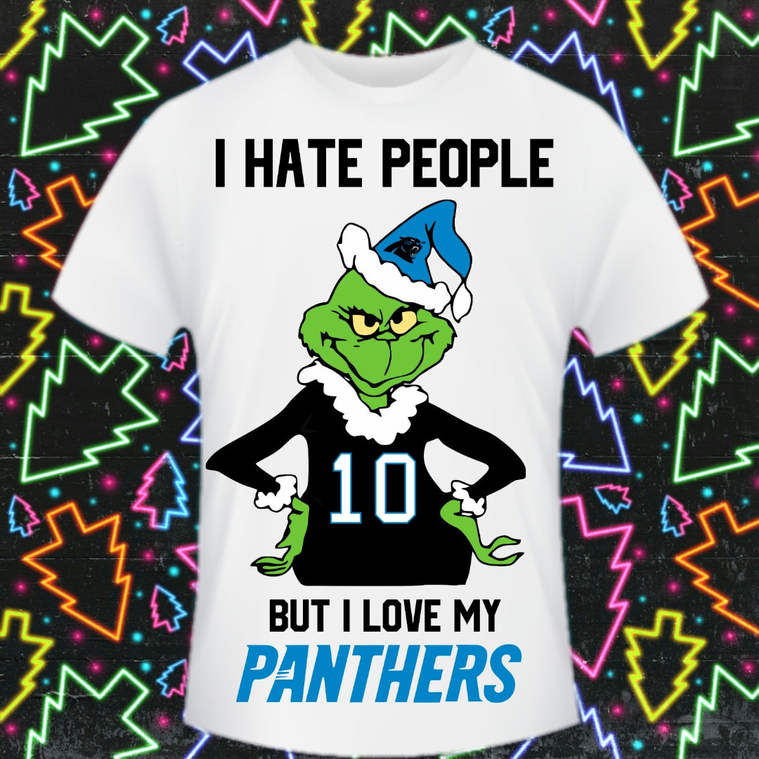 Christmas Football Grinch T-Shirt/DTF Images