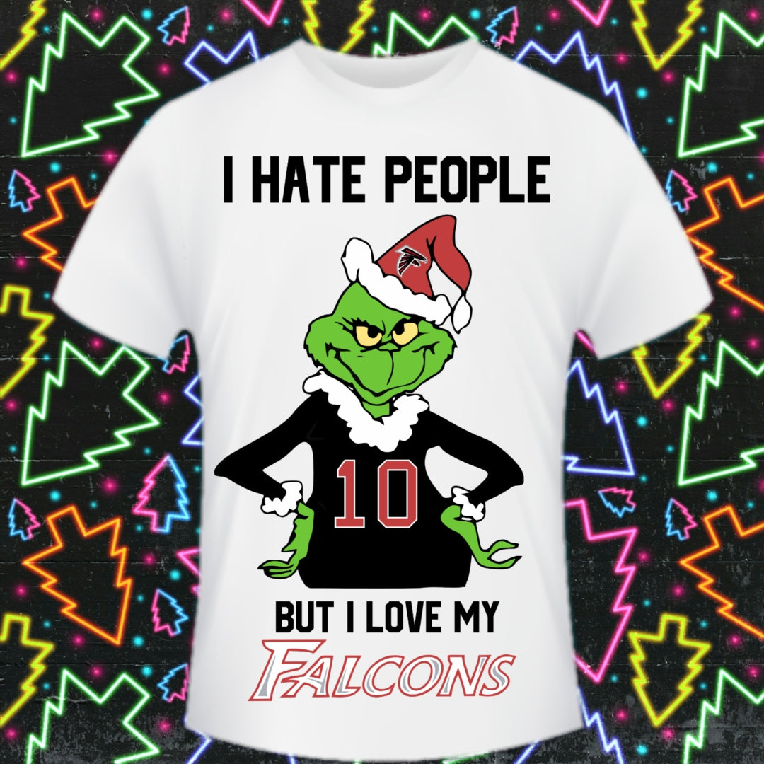 Christmas Football Grinch T-Shirt/DTF Images