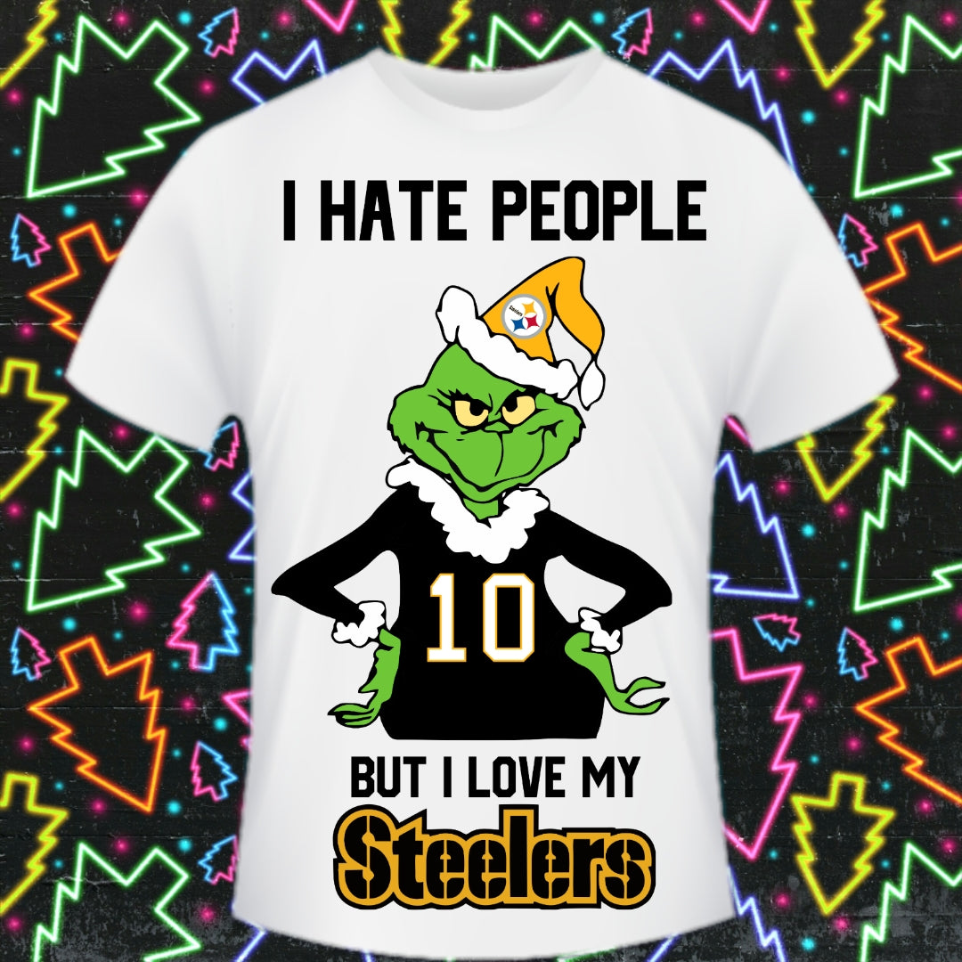 Christmas Football Grinch T-Shirt/DTF Images