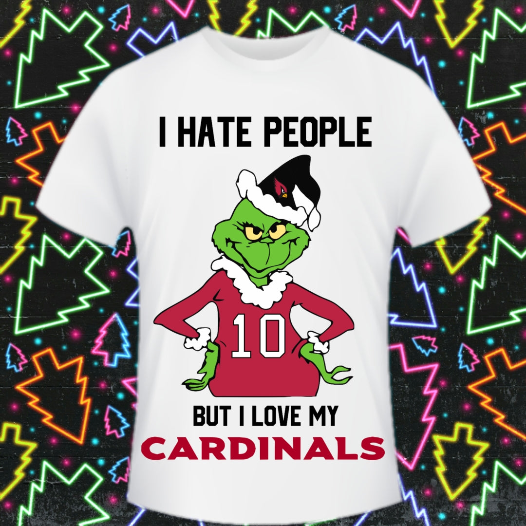 Christmas Football Grinch T-Shirt/DTF Images