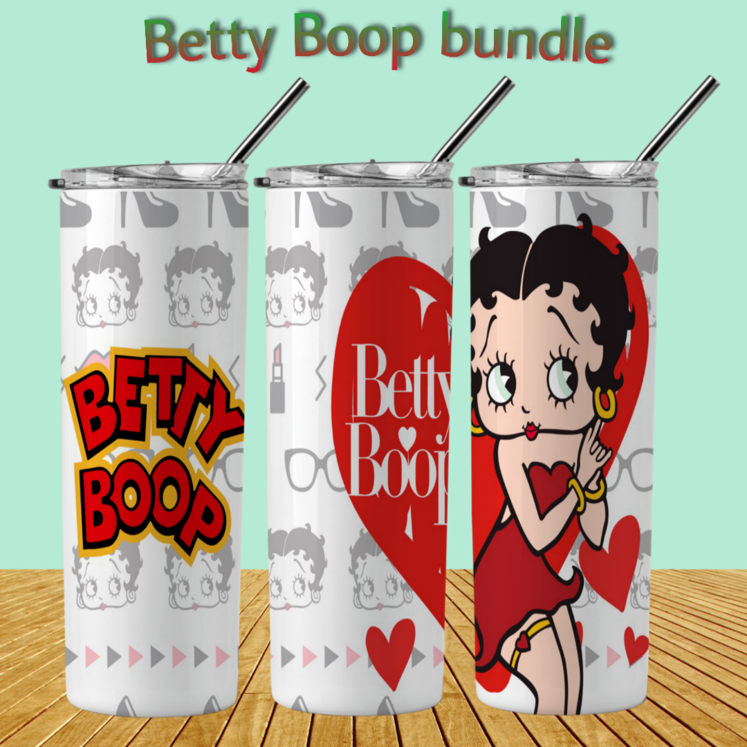 Betty Boop 20oz Sublimation Images Bundle