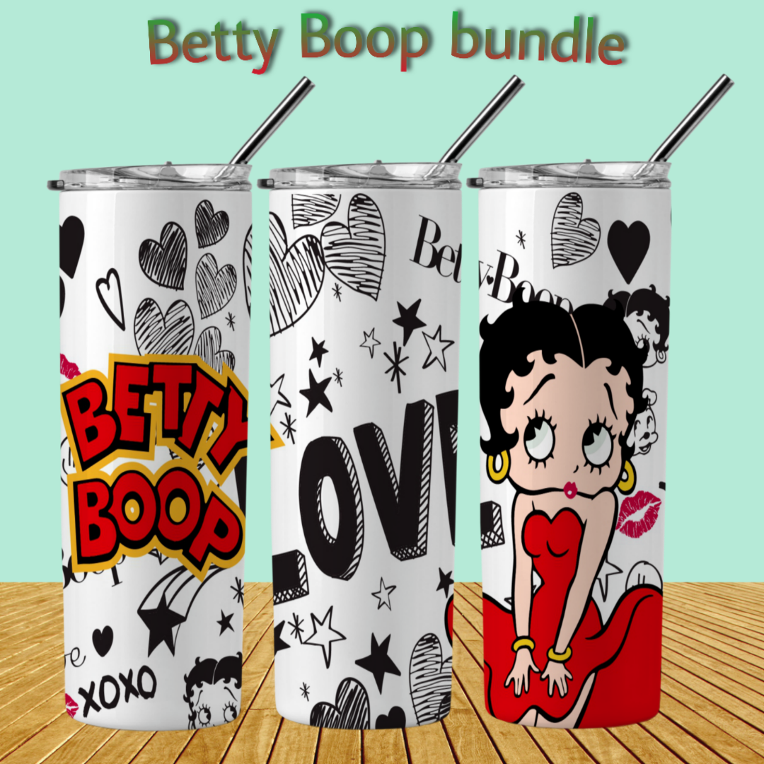 Betty Boop 20oz Sublimation Images Bundle