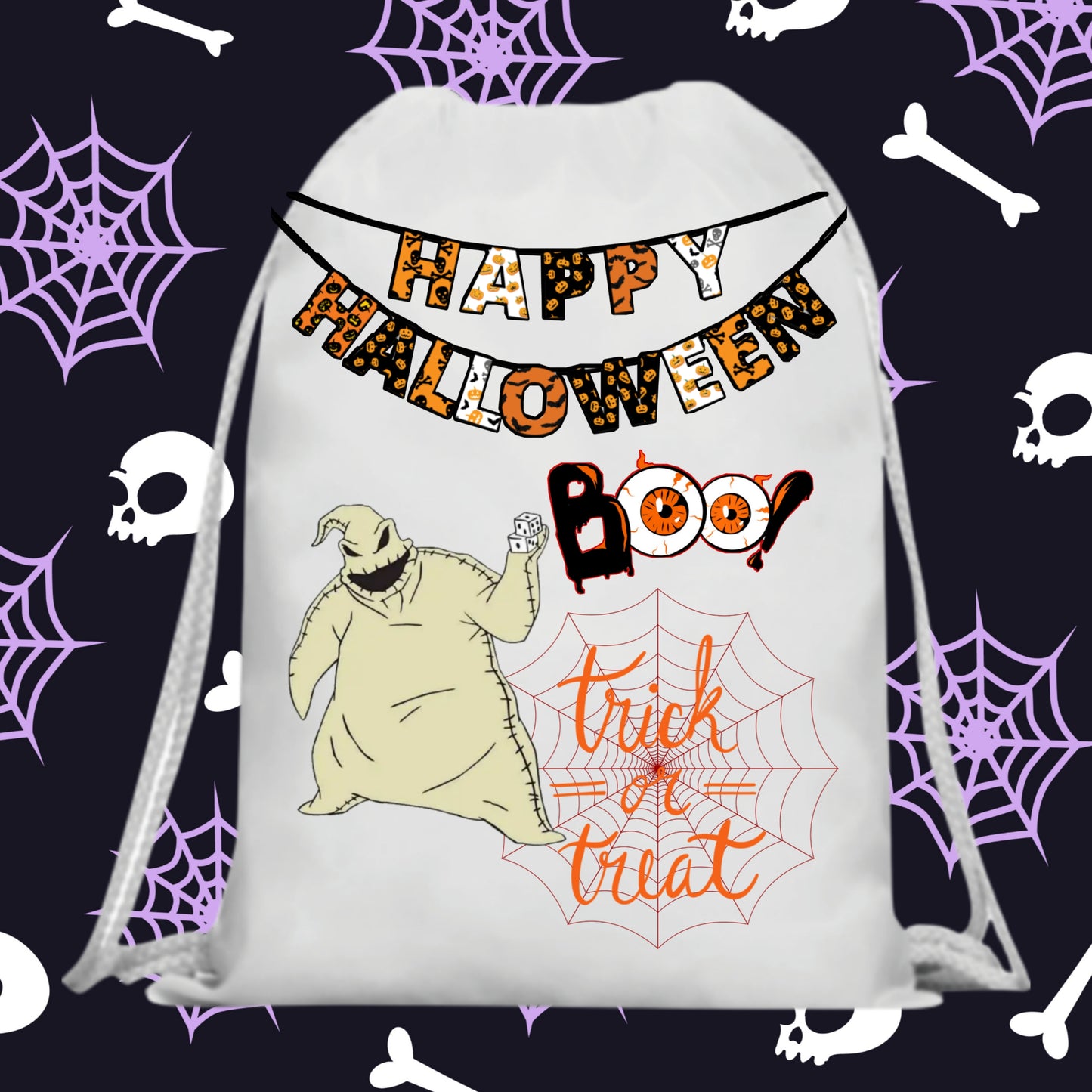 60 Halloween Treat Bag Sublimation Images Bundle