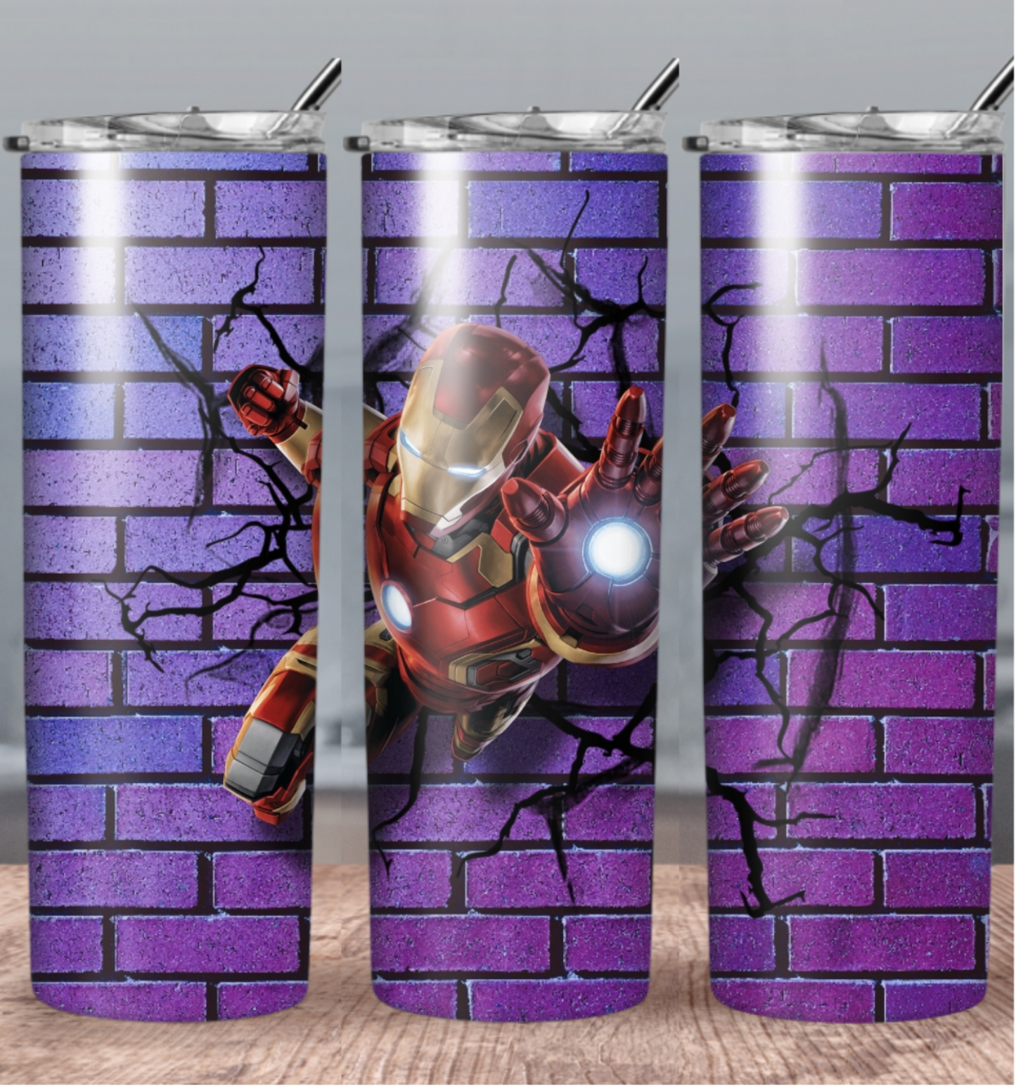 3D Superhero Sublimation 20oz Images Bundle