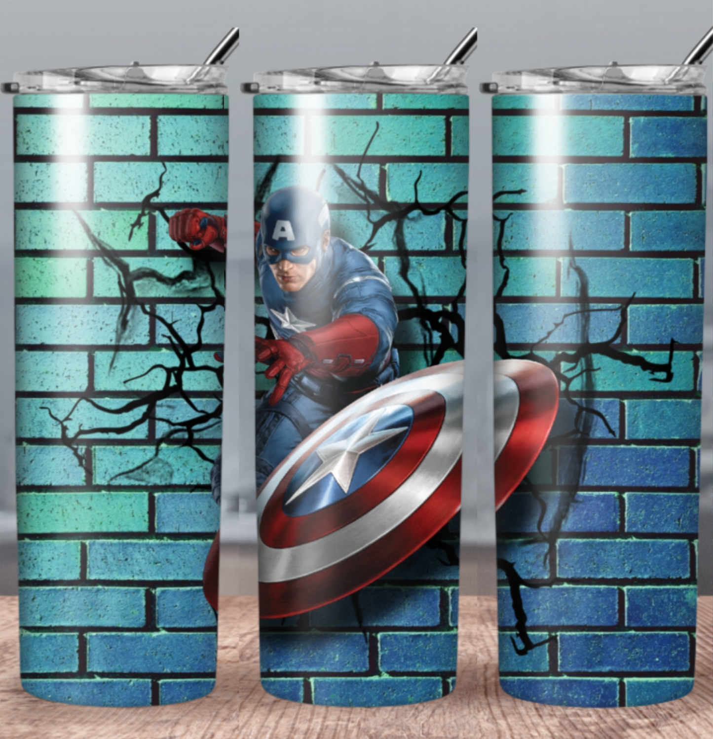 3D Superhero Sublimation 20oz Images Bundle