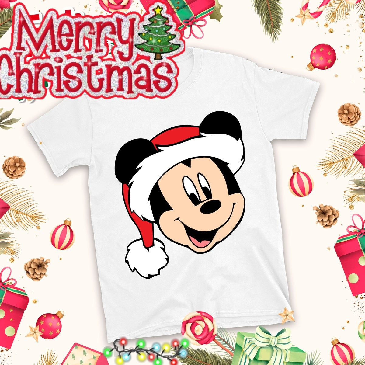 Christmas Cartoon Sublimation T-Shirt Images Bundle