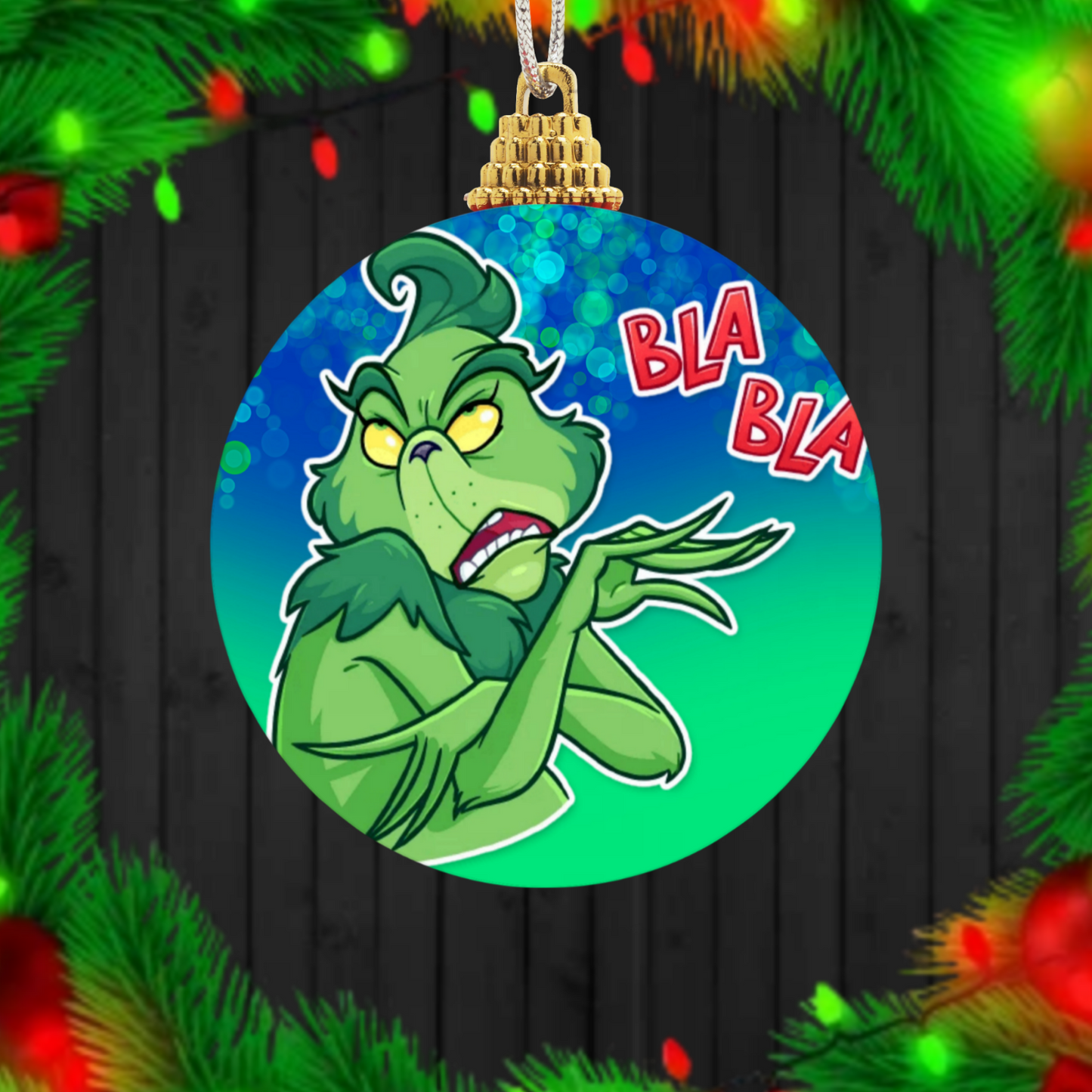 30+ Christmas Grinch Sublimation Ornament/Car Coaster Images Bundle