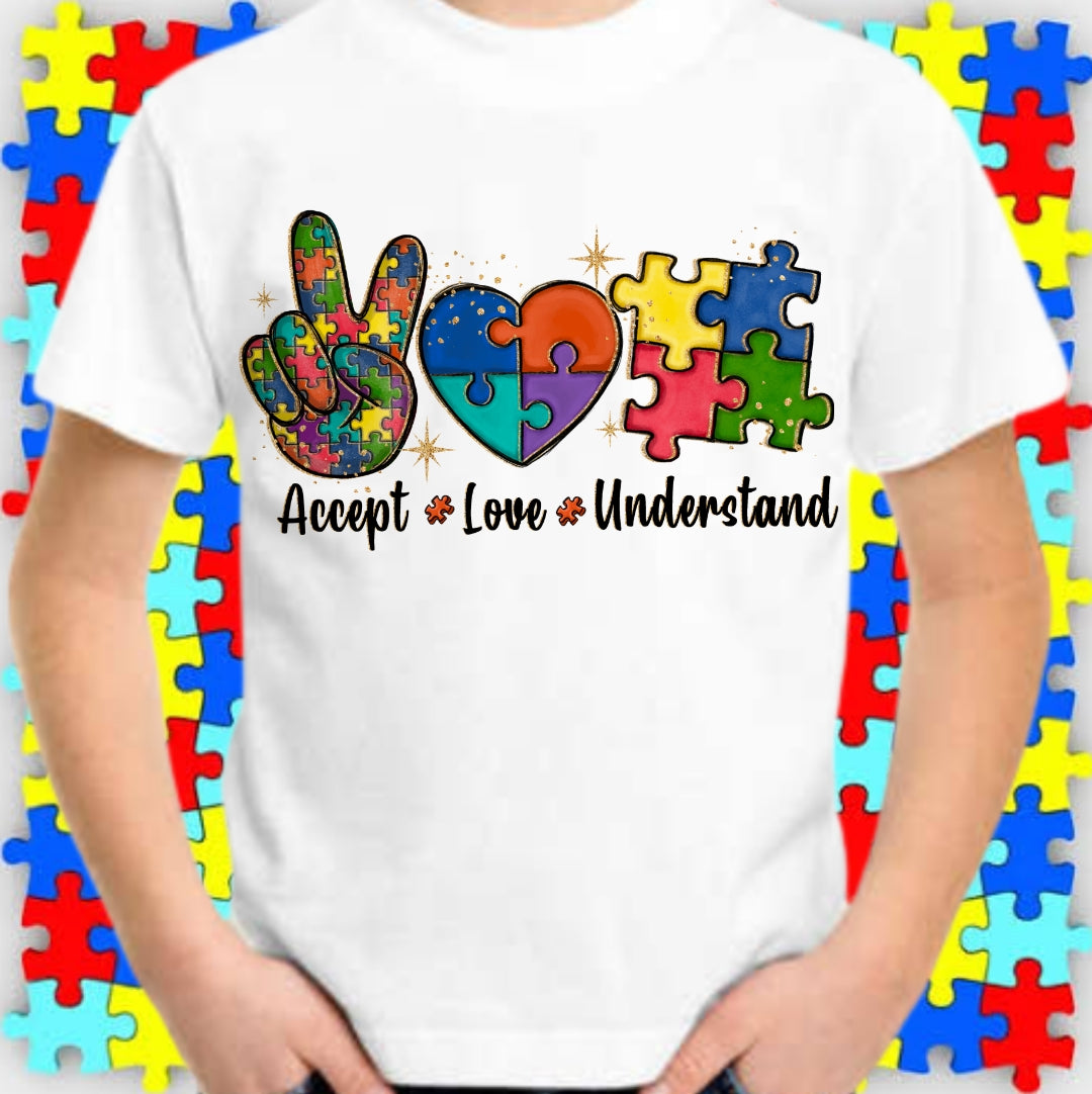 Autism Sublimation/DTF T-Shirt Images Bundle