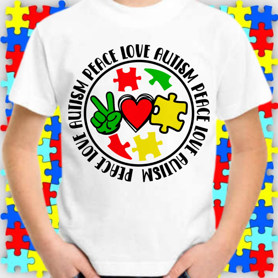 Autism Sublimation/DTF T-Shirt Images Bundle