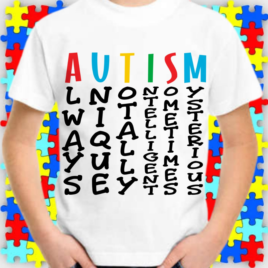 Autism Sublimation/DTF T-Shirt Images Bundle