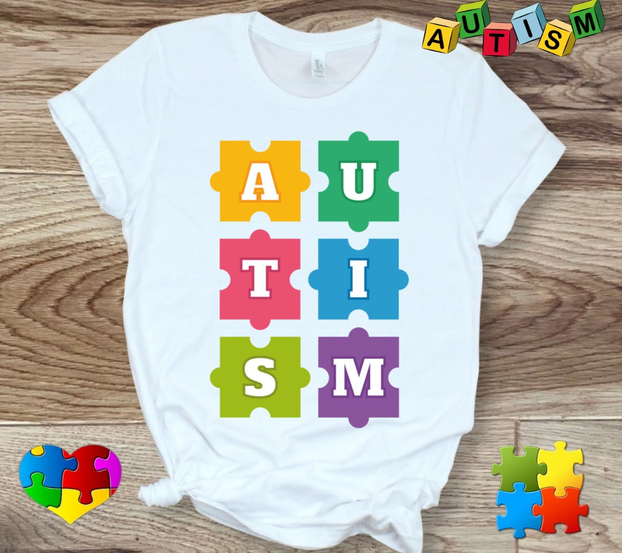 Autism T-shirt Images DTF/Sublimation Bundle