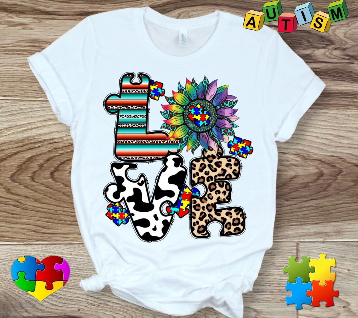 Autism T-shirt Images DTF/Sublimation Bundle