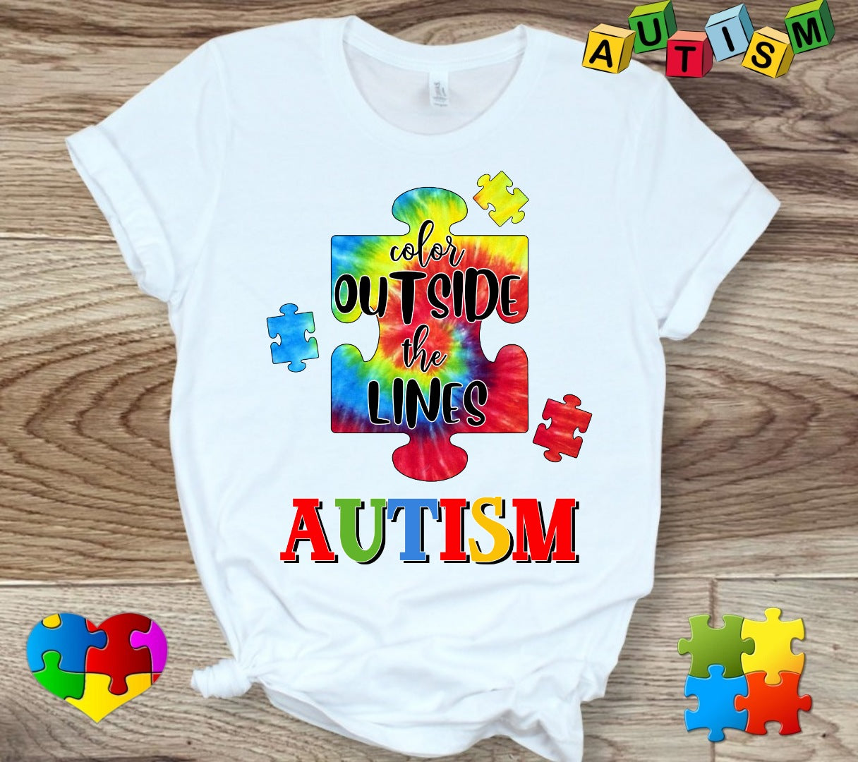 Autism T-shirt Images DTF/Sublimation Bundle