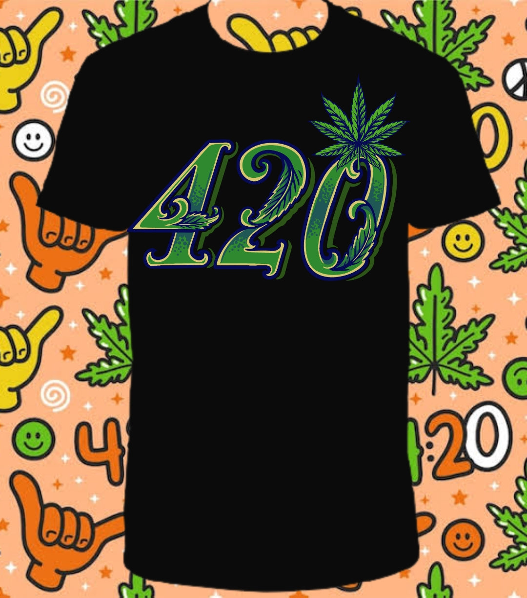 420 Weed Images Sublimation/DTF T-Shirt Bundle