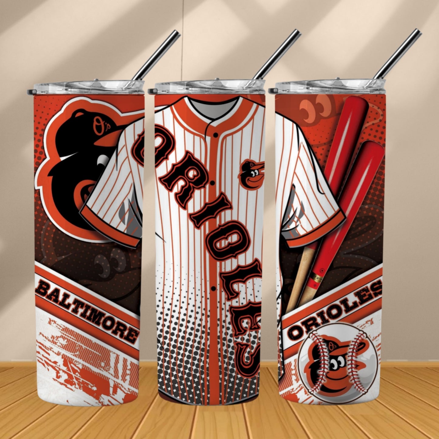 Baseball 20oz Sublimation Tumbler Image