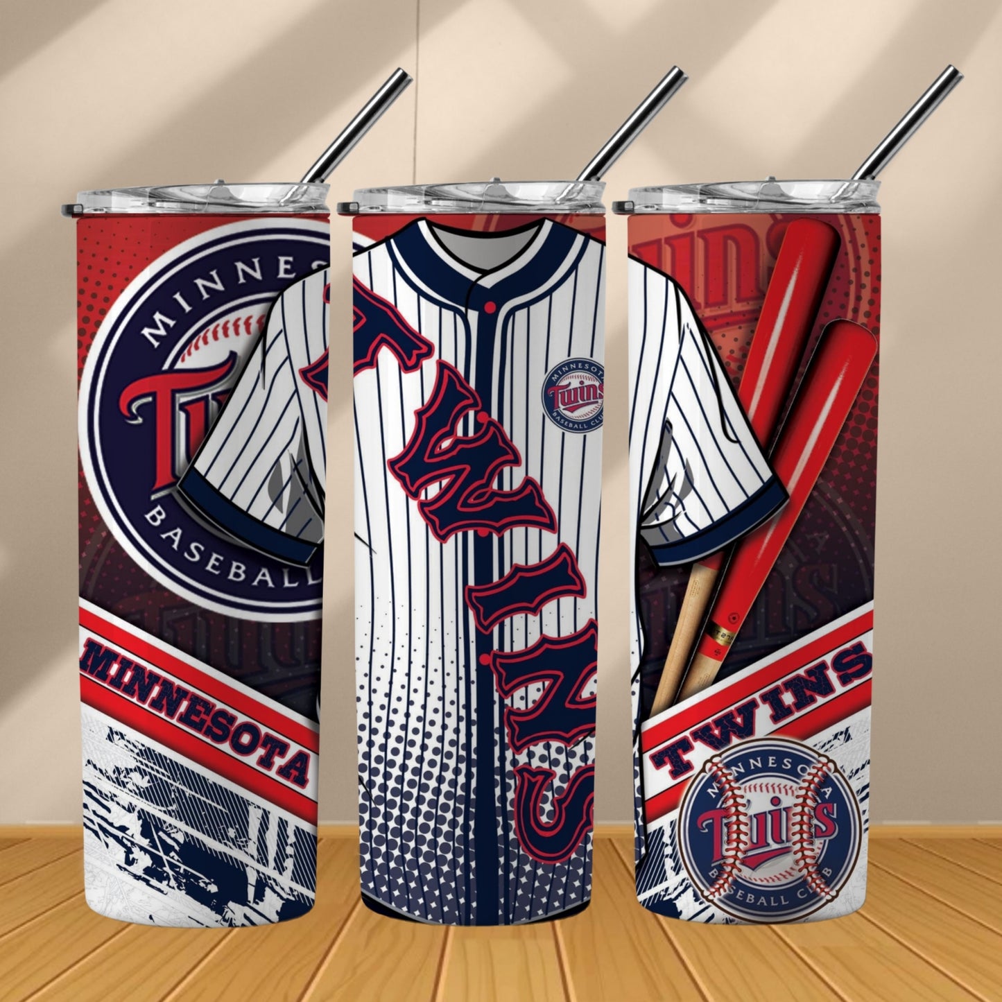 Baseball 20oz Sublimation Tumbler Image