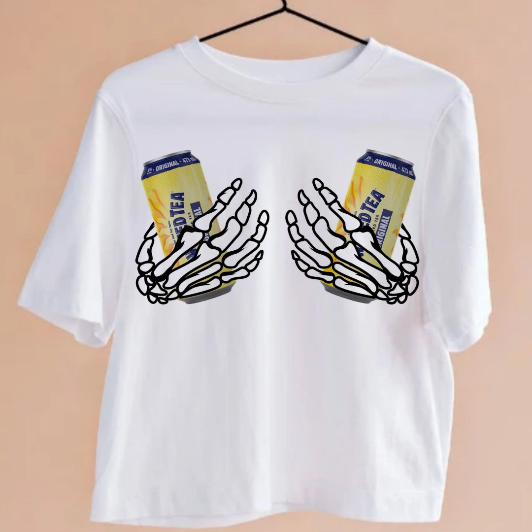 Bottles in Hands T-shirt Images DTF/Sublimation Bundle