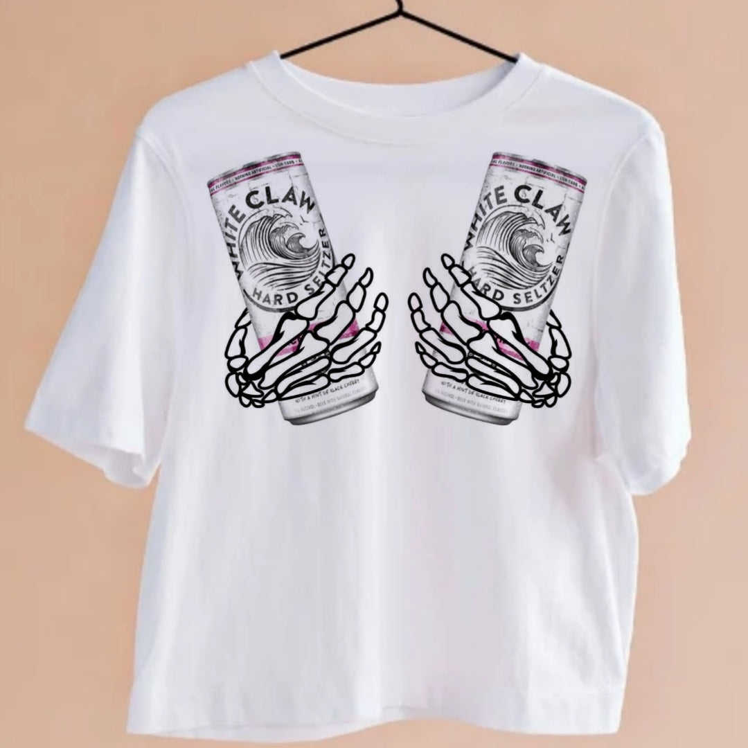 Bottles in Hands T-shirt Images DTF/Sublimation Bundle