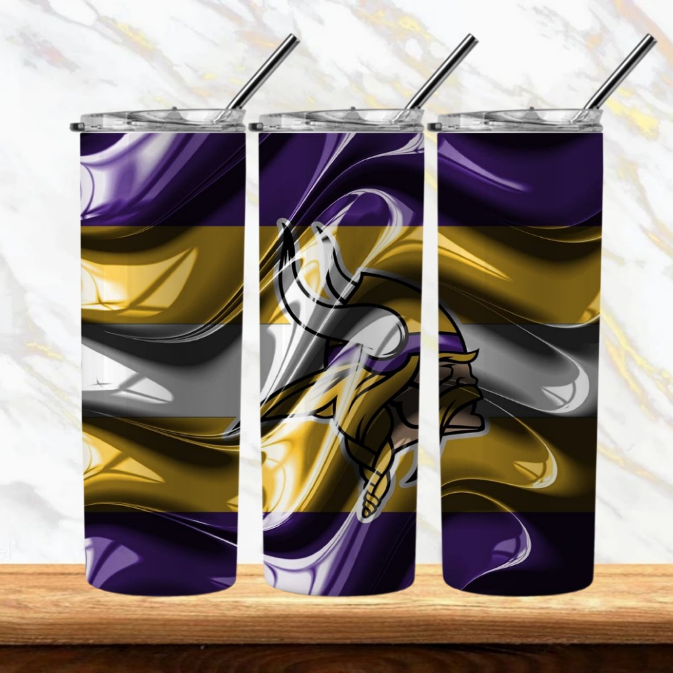 Inflate Football 20oz Sublimation Tumbler Image