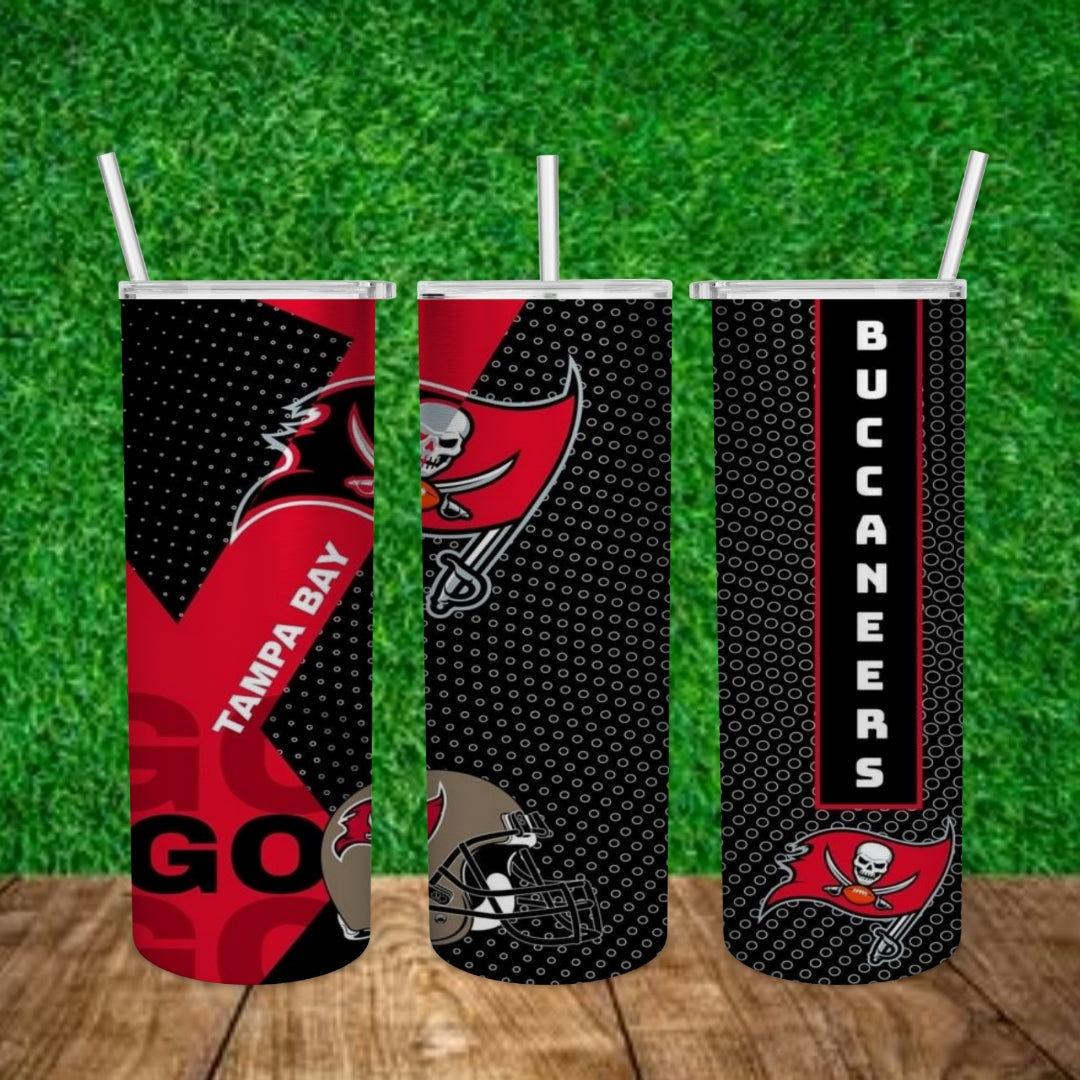 Football 20oz Sublimation Tumbler Image