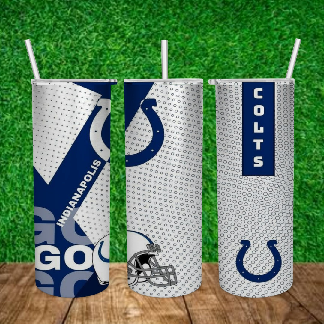 Football 20oz Sublimation Tumbler Image