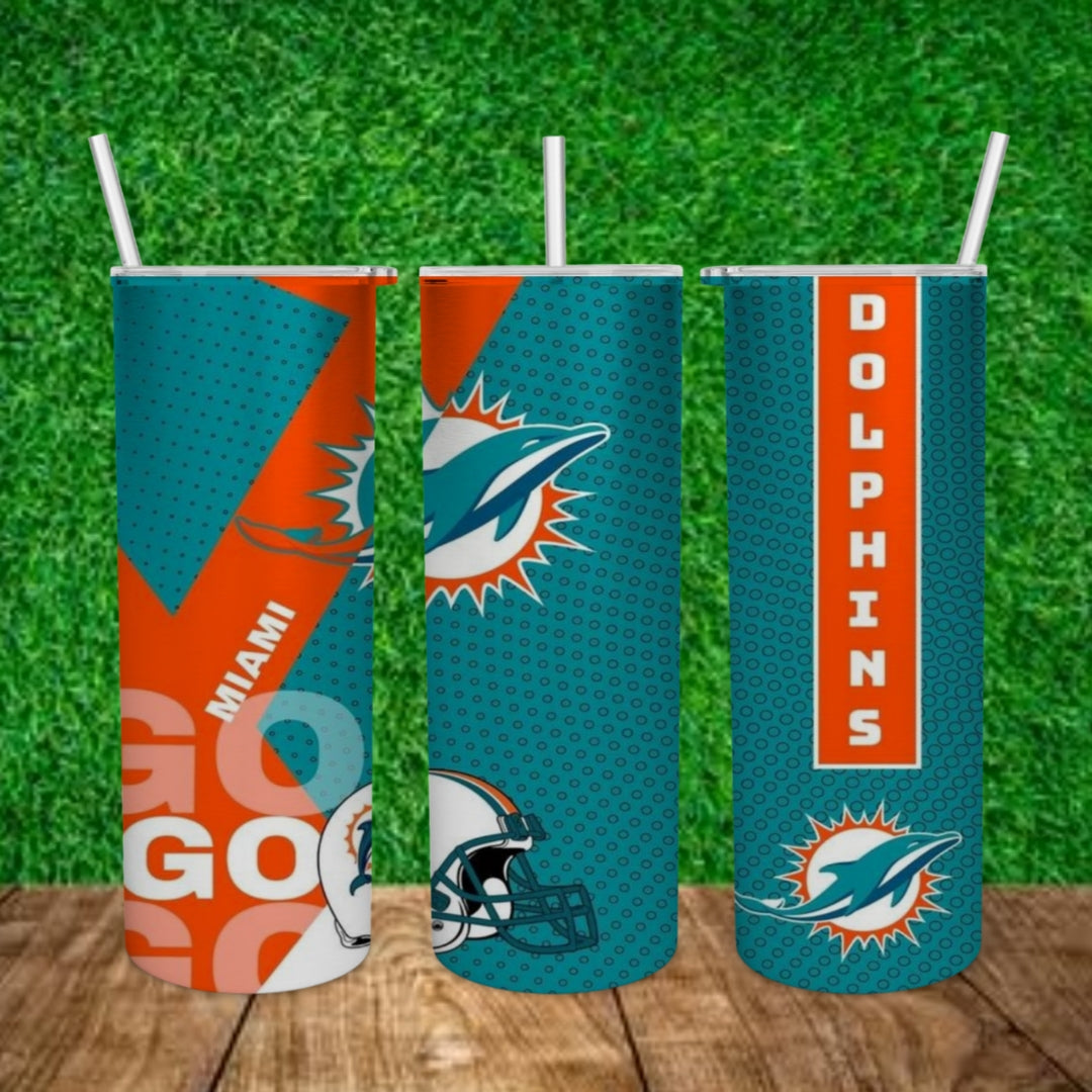 Football 20oz Sublimation Tumbler Image