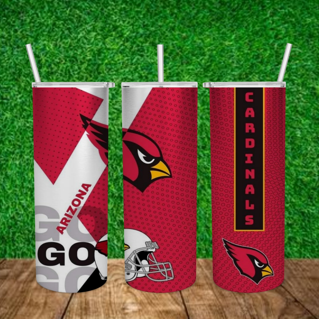 Football 20oz Sublimation Tumbler Image