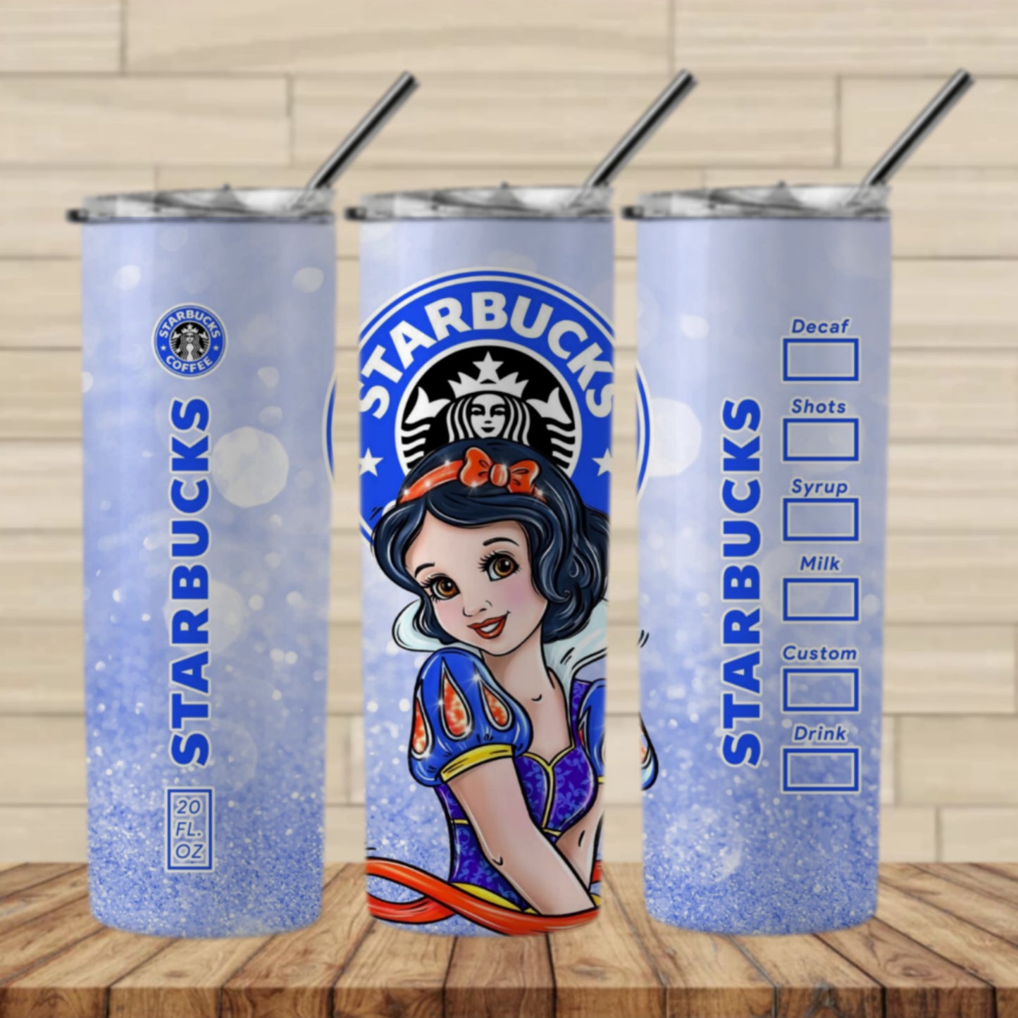 Princess Drink Sublimation 20oz Images