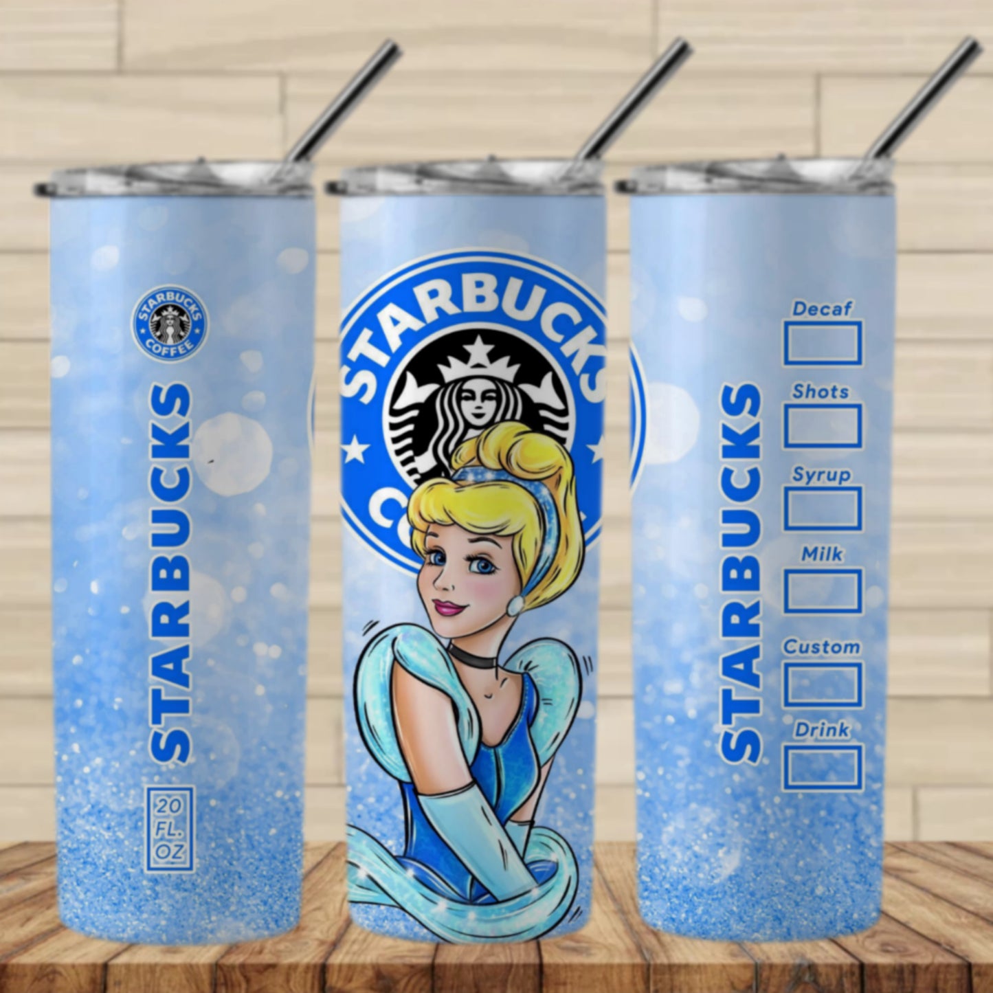 Princess Drink Sublimation 20oz Images