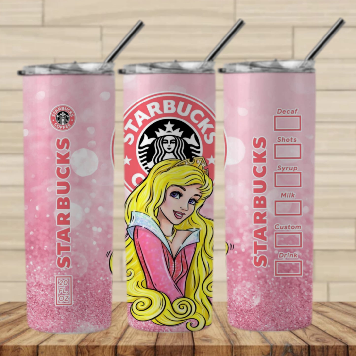 Princess Drink Sublimation 20oz Images