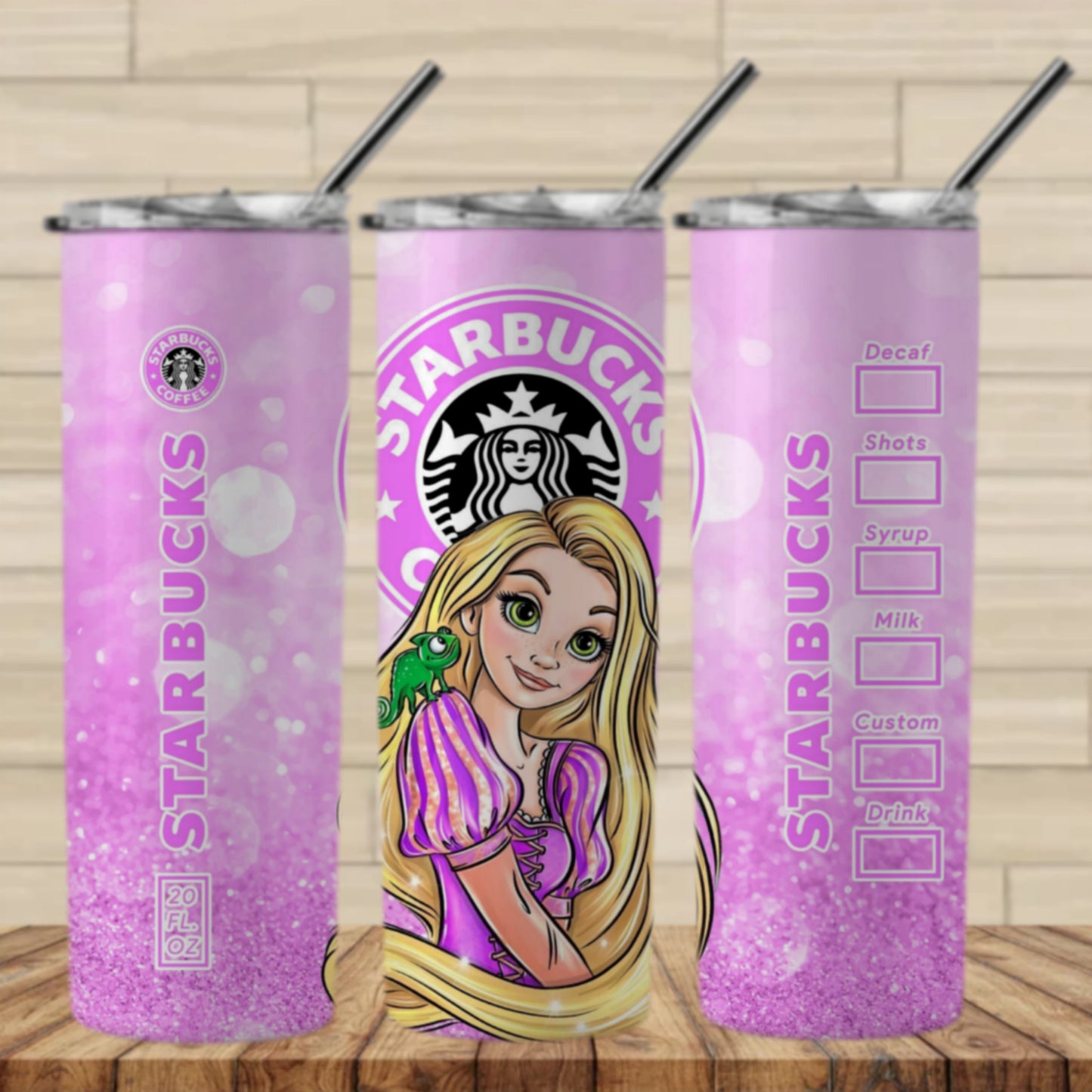 Princess Drink Sublimation 20oz Images