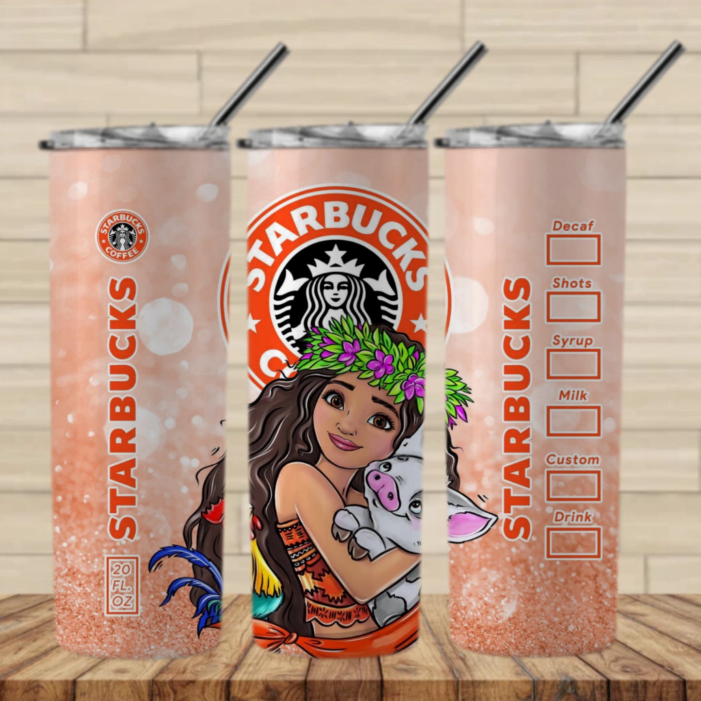 Princess Drink Sublimation 20oz Images