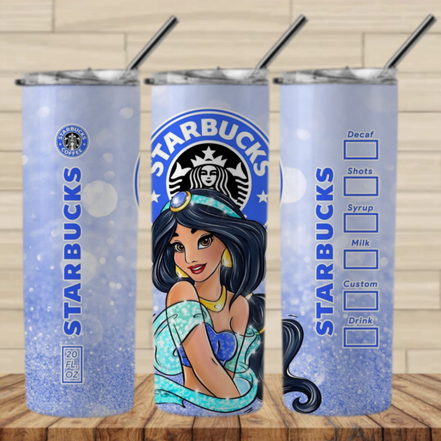 Princess Drink Sublimation 20oz Images